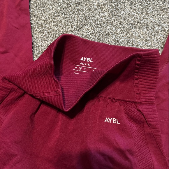 AYBL Women's Burgundy Leggings - Picture 3 of 3